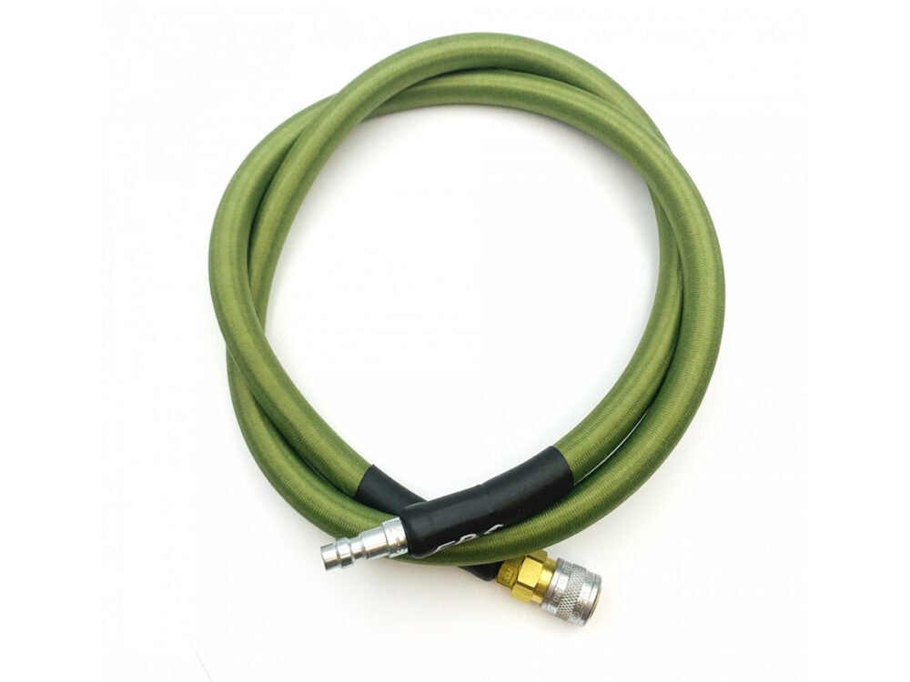 EPeS HPA S a F Braided Hose, 100cm, QD Foster - Olive Drab