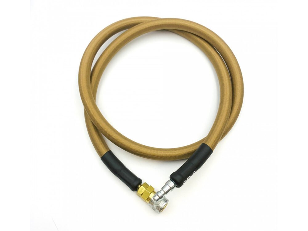 10189 EPeS HPA S a F Braided Hose, 100cm, QD Foster - Coyote