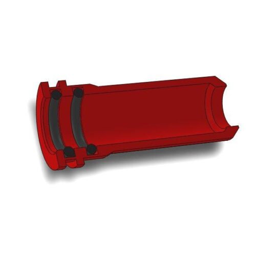 Sealing aluminium nozzle