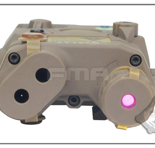 FMA AN/PEQ15 LA-5 IR Upgrade Version (LED / IR Flashlight, Green Laser) - Tan