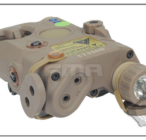 FMA AN/PEQ15 LA-5 IR Upgrade Version (LED / IR Flashlight, Green Laser) - Tan