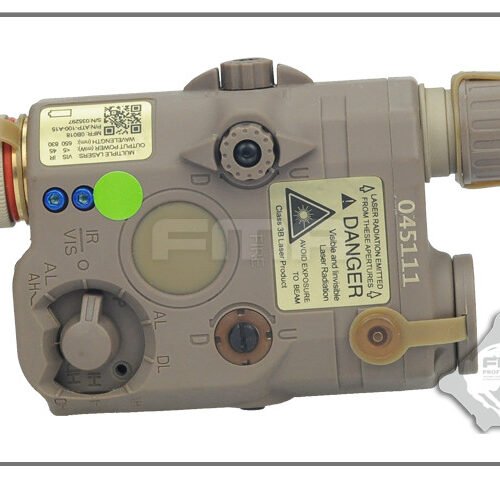 FMA AN/PEQ15 LA-5 IR Upgrade Version (LED / IR Flashlight, Green Laser) - Tan