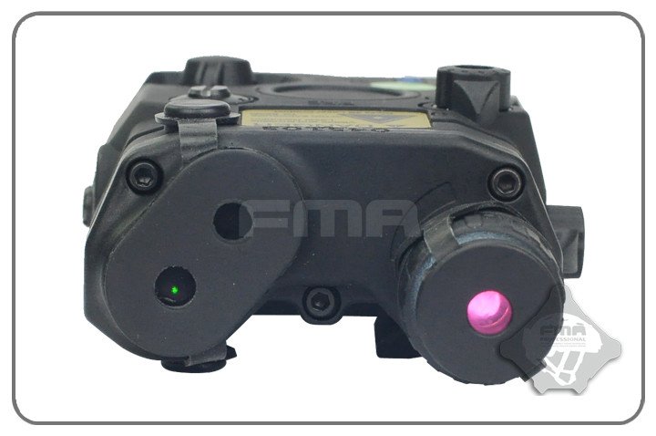 FMA AN/PEQ15 LA-5 IR Upgrade Version (LED / IR Flashlight, Green Laser) - Black