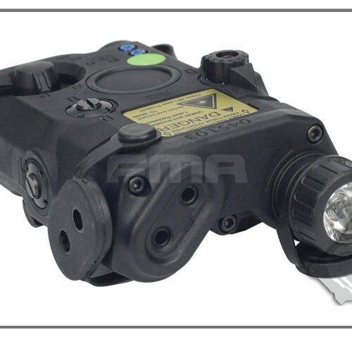 FMA AN/PEQ15 LA-5 IR Upgrade Version (LED / IR Flashlight, Green Laser) - Black