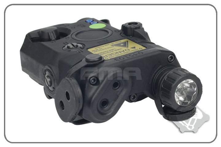FMA AN/PEQ15 LA-5 IR Upgrade Version (LED / IR Flashlight, Green Laser) - Black