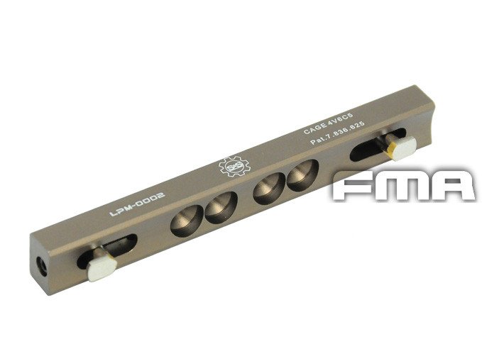 FMA CNC LOWPRO 45° Mount for M300 / M600 Flashlight - Bronze