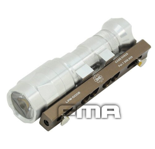 FMA CNC LOWPRO 45° Mount for M300 / M600 Flashlight - Bronze