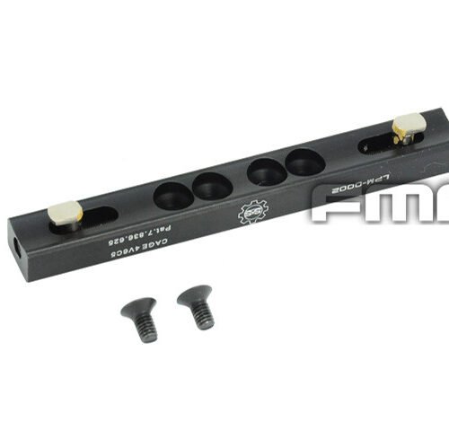 FMA CNC LOWPRO 45° Mount for M300 / M600 Flashlight - Black