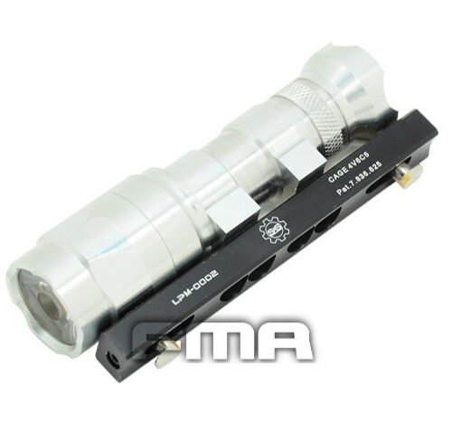 FMA CNC LOWPRO 45° Mount for M300 / M600 Flashlight - Black