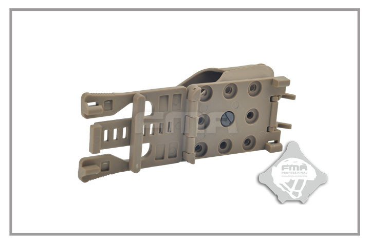 FMA MULTI-ANGLE SPEED Universal Belt Pistol Pouch - Tan