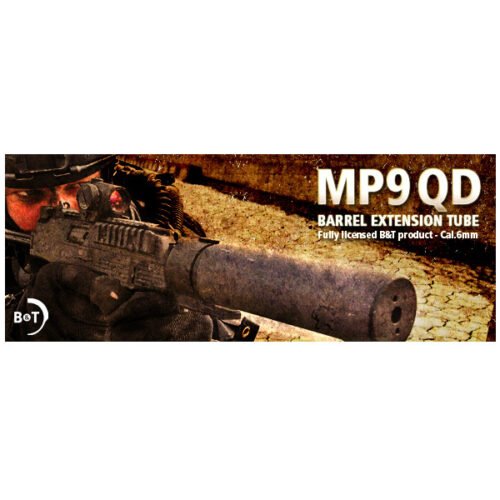 ASG B a T MP9 QD Suppressor for KSC / ASG MP9 - Black