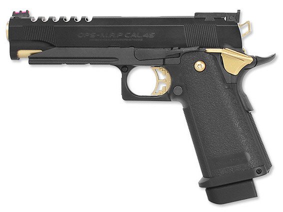 TM GBB gas pistol Hi-Capa 5.1 Gold Match - Black/Gold