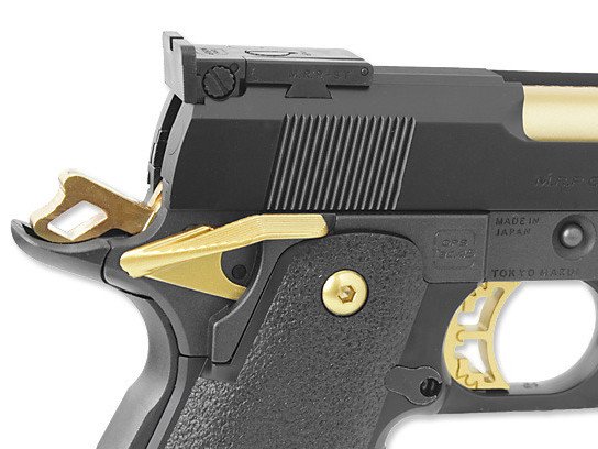 TM GBB gas pistol Hi-Capa 5.1 Gold Match - Black/Gold