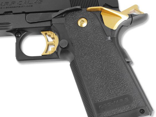 TM GBB gas pistol Hi-Capa 5.1 Gold Match - Black/Gold