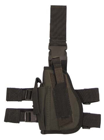 MIL-TEC Tactical Drop-Leg Holster, Left-Handed - Green