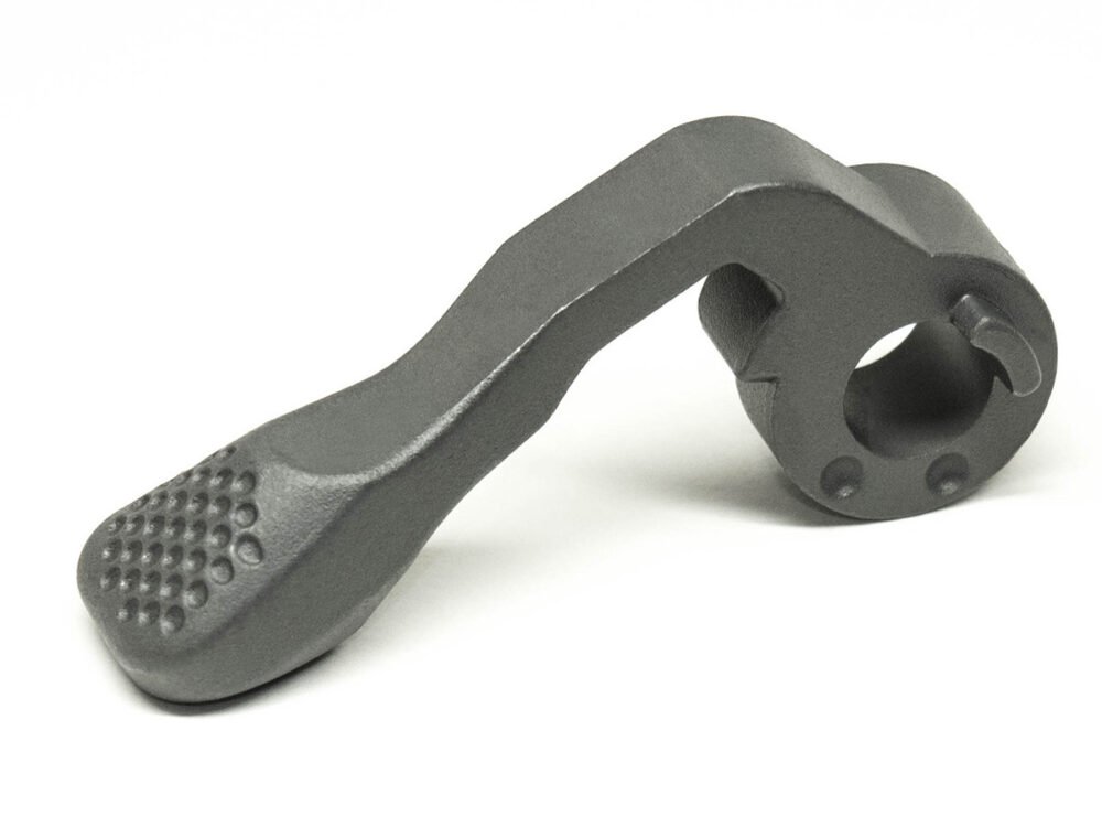 AA CNC Steel Bolt Handle for VSR-10, Left-Handed - Grey