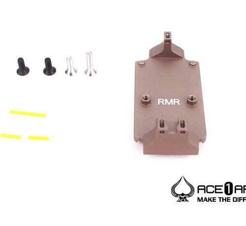 ACE 1 ARMS Fiber Back Up Sight Base for Marui / WE M1911 Gas BlowBack Pistol ( Dark Earth )