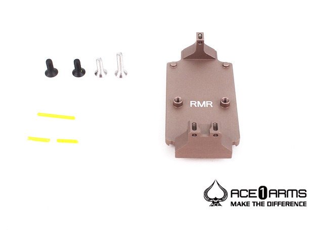 ACE 1 ARMS Fiber Back Up Sight Base for Marui / WE / KJ G-Series Gas BlowBack Pistol ( Dark Earth )