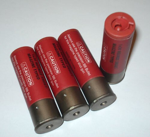 ASG Shotgun Shells for 30 BBs, 4 Pieces - Red