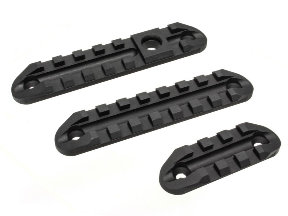 AA RIS Rails Set for AAC 21 Rifles, 7 / 3 Slots (3 Pieces) - Black