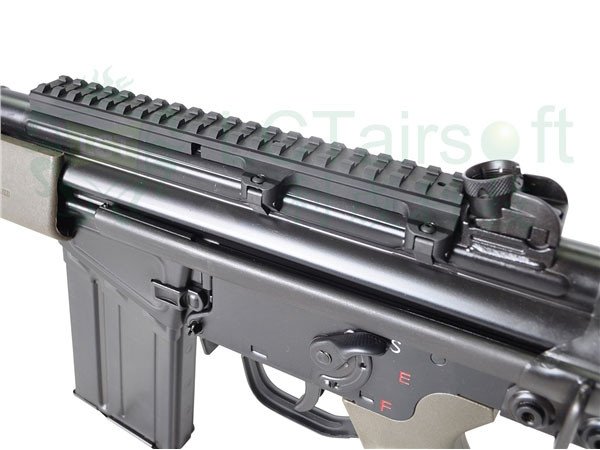 Low-profile scope mount with 8.5 inch Picatinny Rail for G3