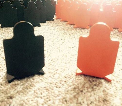 Small target (3pcs) - black