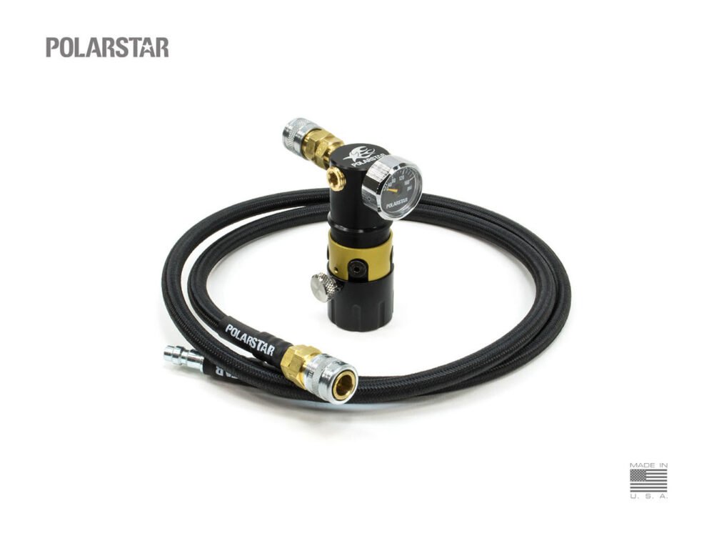 PolarStar MRS Regulator Air Rig w/ Braided Air Line (42", Black)