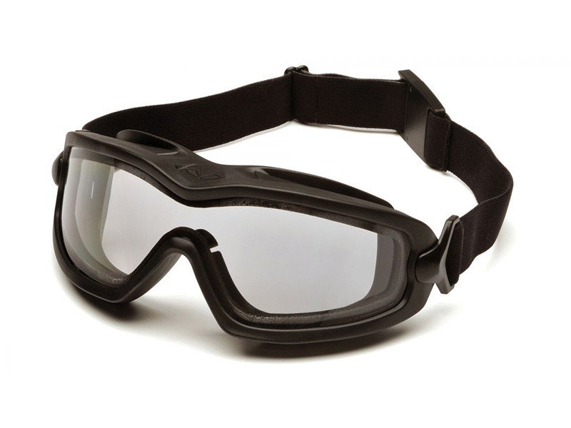 PYRAMEX Safety Glasses V2G Plus Anti-Fog EGB6410SDT - Black / Clear