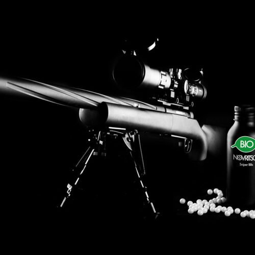 Novritsch SNIPER BBs Premium BIO Pellets 0.40g, 530 BBs - White