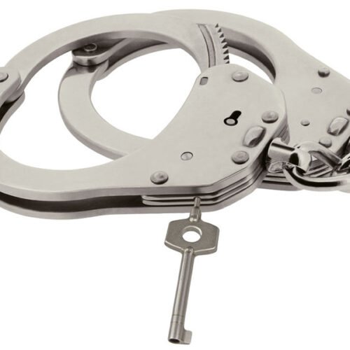 ESP Steel Police Handcuffs (NIJ Standard) - Silver
