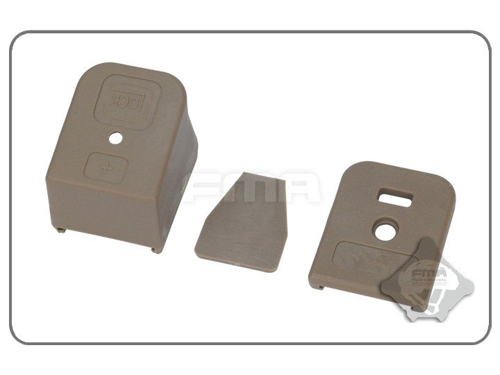 FMA G-Series Magazine Flat and Enlarged Bottom Cover Set - Tan