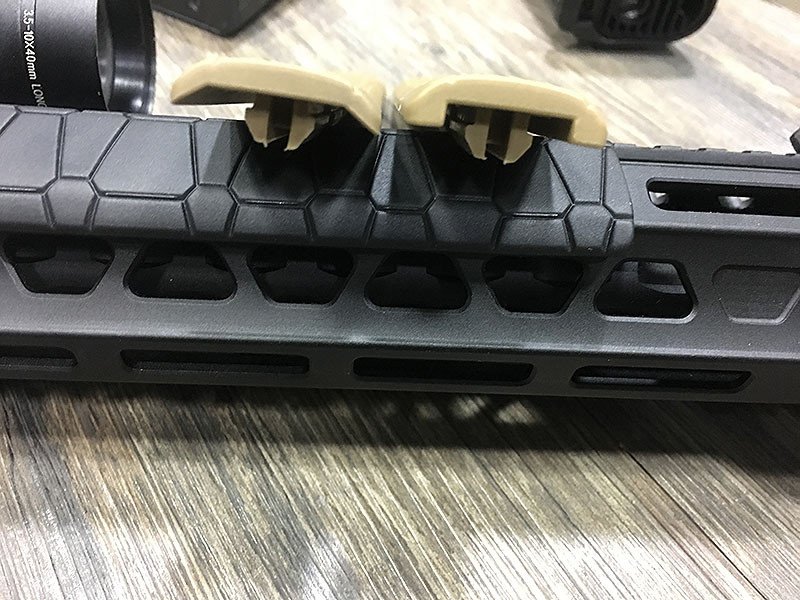 SAI Soft Rail Cover (Black) - 4PCS