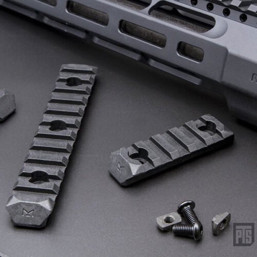 PTS Enhanced Rail Section ( Black / M-LOK / 5 Slots )