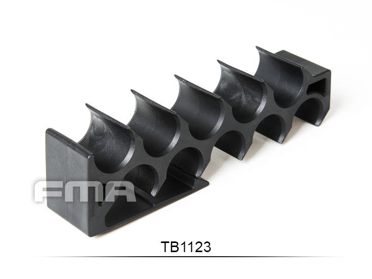 FMA 12GA Shotgun Shell Holder for Belt / MOLLE - Black