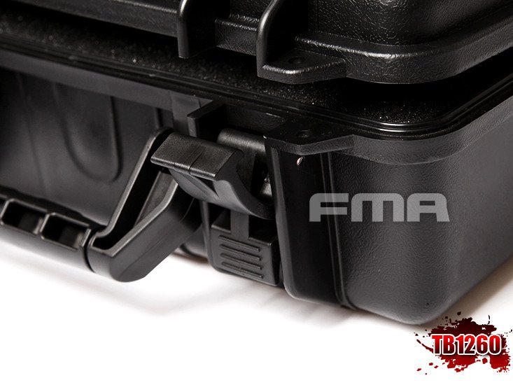 FMA Transport Plastic Case with Padding - Black