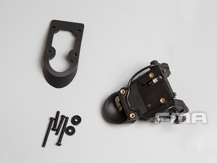 FMA AVS-9 Aviator's NVS Mount, Plastic - Black
