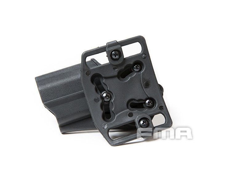 15586 FMA CQC Serpa Belt Holster (TM Hi-Capa / Warrior), Right Hand - Black