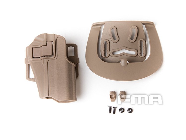FMA CQC Serpa Belt Holster (TM Hi-Capa / Warrior), Right Hand - Tan