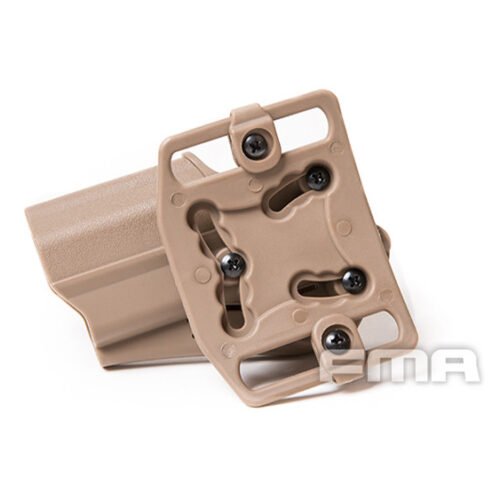 15590 FMA CQC Serpa Belt Holster (TM Hi-Capa / Warrior), Right Hand - Tan