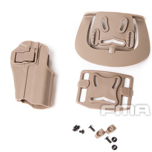 15591 FMA CQC Serpa Belt Holster (TM Hi-Capa / Warrior), Right Hand - Tan