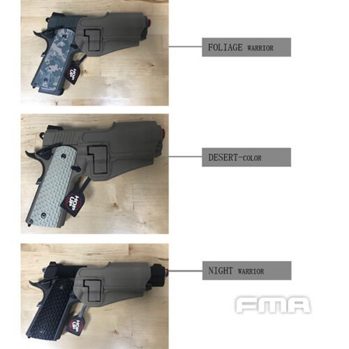 15592 FMA CQC Serpa Belt Holster (TM Hi-Capa / Warrior), Right Hand - Tan