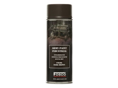ARMY camouflage paint spray DARK BROWN
