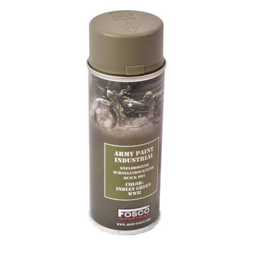 ARMY camouflage paint spray INDIAN GREEN WWII