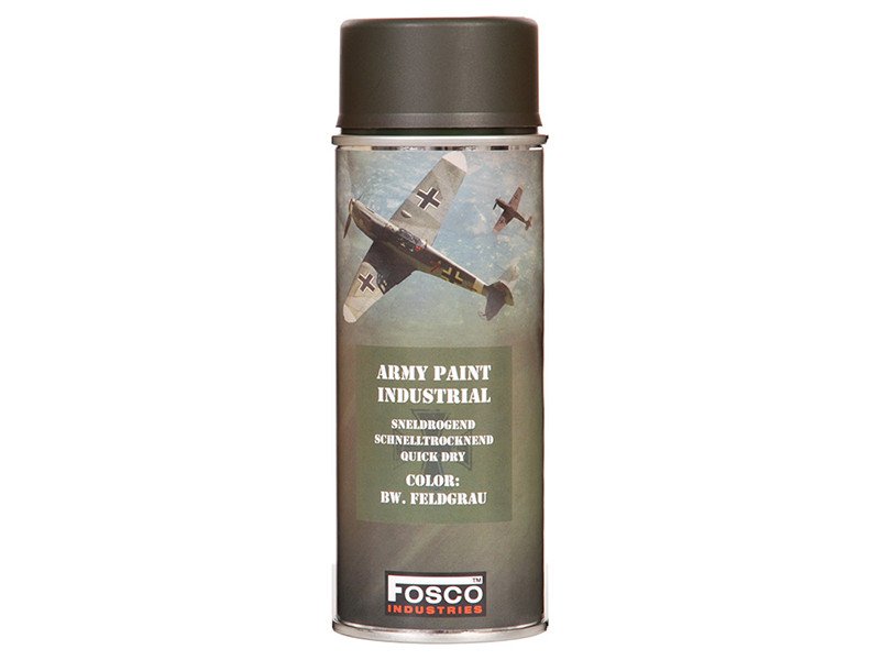 ARMY camouflage paint spray RAL 6006 BW GRAY FELDGRAU