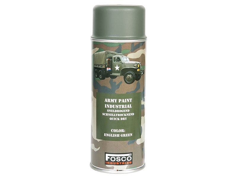 ARMY camouflage paint spray GREEN ENGLISH