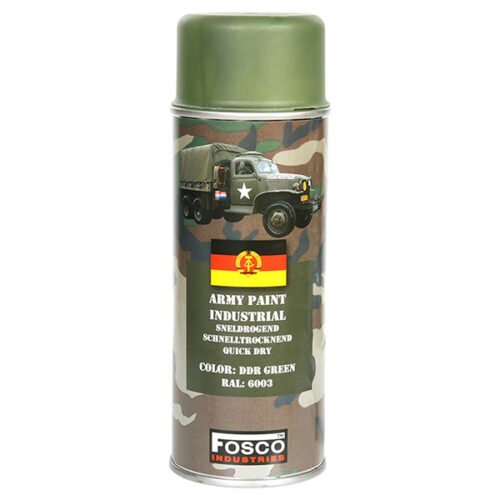 ARMY camouflage paint spray RAL 6003 GREEN DDR