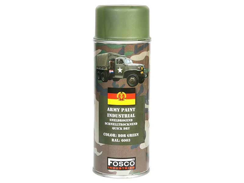 ARMY camouflage paint spray RAL 6003 GREEN DDR