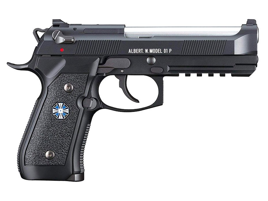 TM GBB gas pistol Biohazard Albert.W.Model 01P - Black