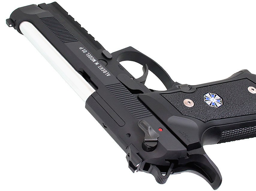 TM GBB gas pistol Biohazard Albert.W.Model 01P - Black