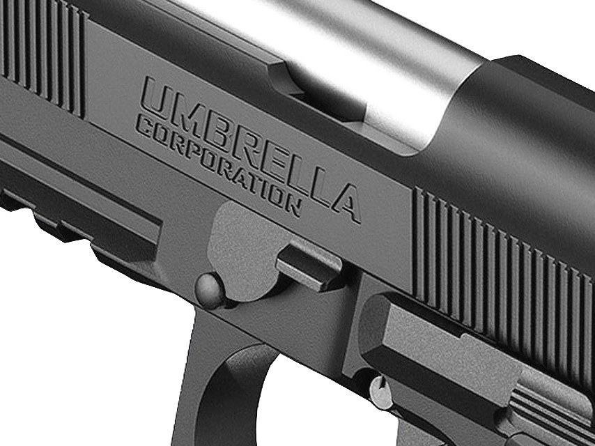 TM GBB gas pistol Biohazard Albert.W.Model 01P - Black